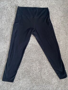 aerie Black High-Rise Leggings with Side Pocket